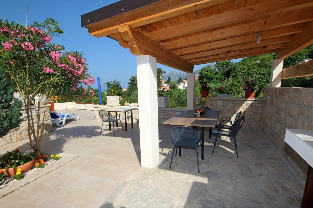 Apartmani Dalmacija Brela Esterno foto
